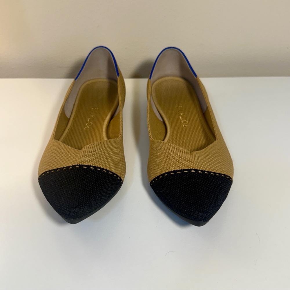 Rothy’s Camel Cap Toe Flats - Picture 5 of 15